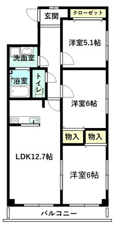 Cross Roadの物件間取画像